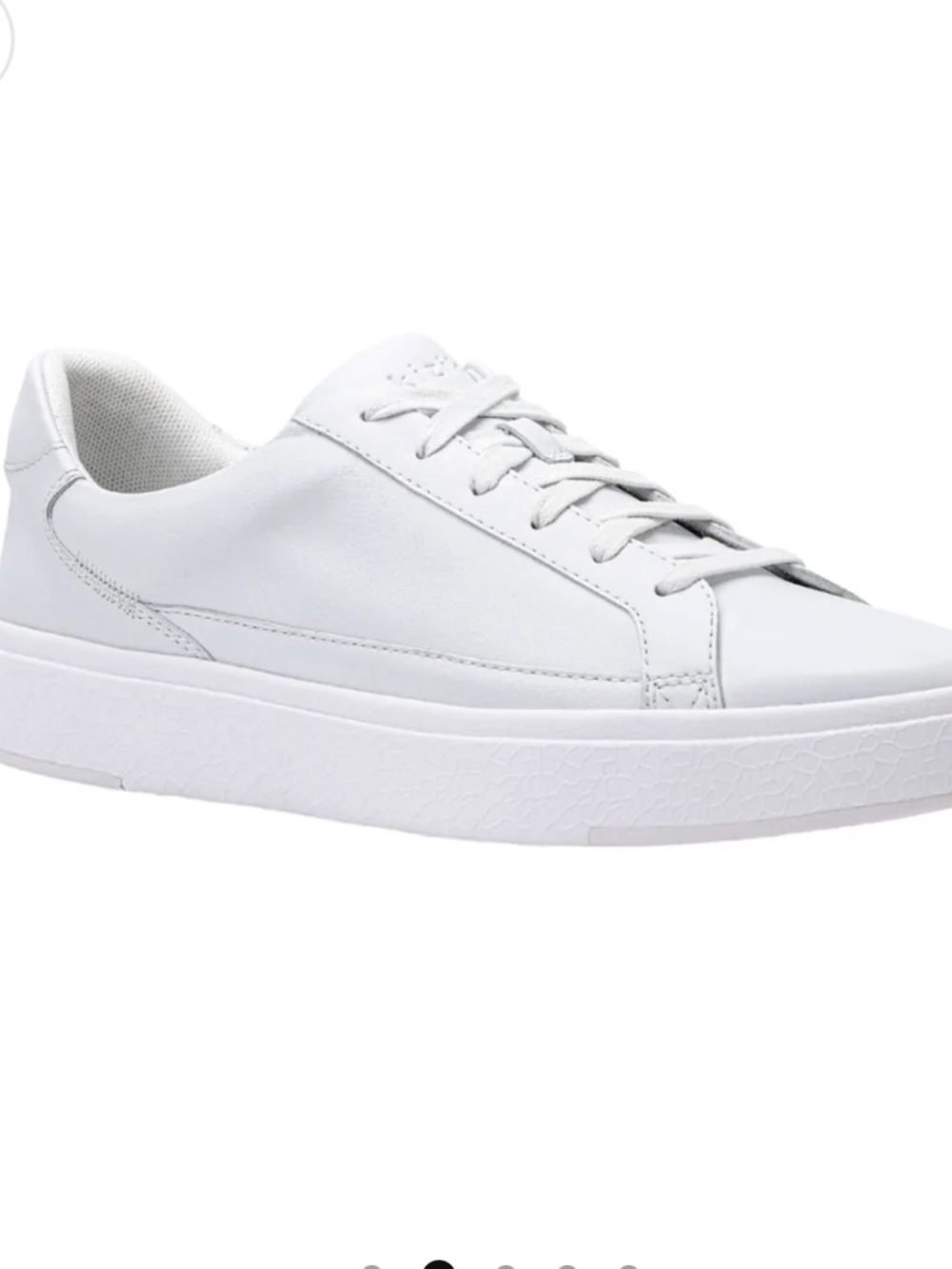 ZIZIK Vegas Tennis Shoes White Leather Size 8.5